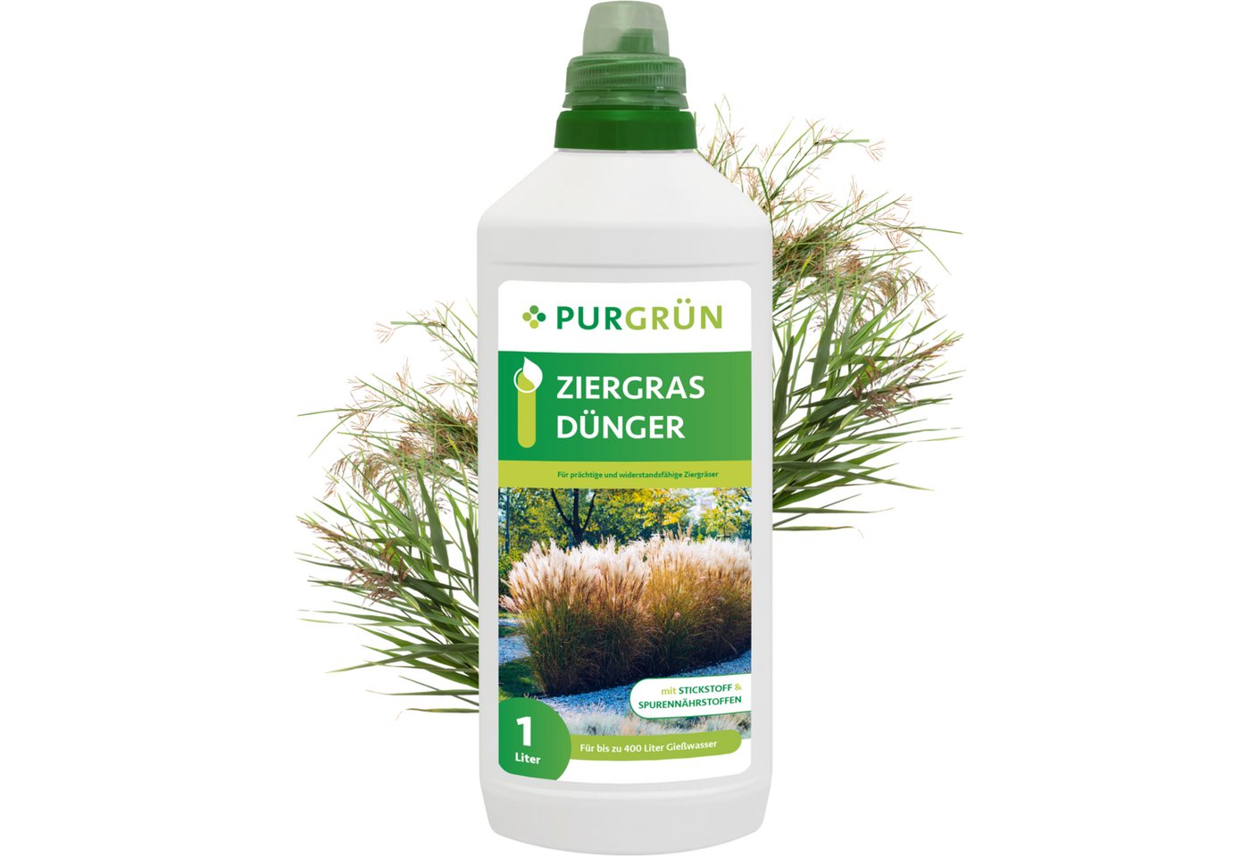 Purgrün Universaldünger Purgrün Ziergras Dünger, NPK 10+4+6, stärkt Widerstandskraft, 1L, Flüssigdünger, Mit allen wichtigen Haupt- und Spurennährstoffen Purgrün Universaldünger Purgrün Ziergras Dünger, NPK 10+4+6, stärkt Widerstandskraft, 1L, Flüssigdünger, Mit allen wichtigen Haupt- und Spurennährstoffen von Purgrün