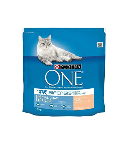 Purina One Trockenfutter, Forelle, Sterile Katzen, 1.5 kg Purina One Trockenfutter, Forelle, Sterile Katzen, 1.5 kg von PURINA ONE