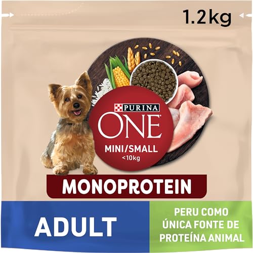 Purina One Mini Monoprotein Hundekroketten Truthahn, 6 Packungen à 1,2 kg von Purina ONE