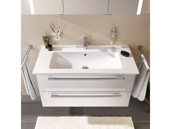 Puris b brace Waschtisch-Set 80 cm mit Keramik-Einzelwaschtisch Villeroy & Boch Venticello mit CeramicPlus 2186568 von Puris