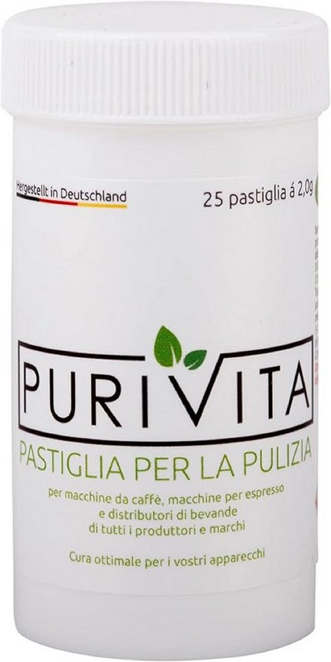 Purivita PURIVITA 2-Phasen REINIGUNGSTABLETTEN Kaffeevollautomaten 25 Tabs 2-Phasen-Reinigungstabletten (25-St) von Purivita