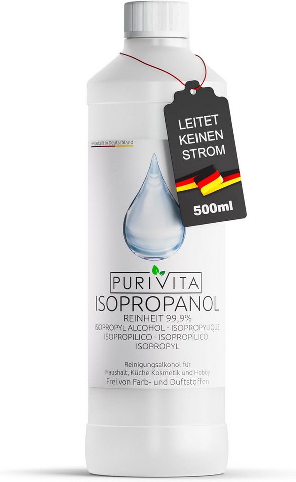 Purivita Purivita – Isopropanol in der praktischen 1000 ml Flasche Reinigungsalkohol von Purivita