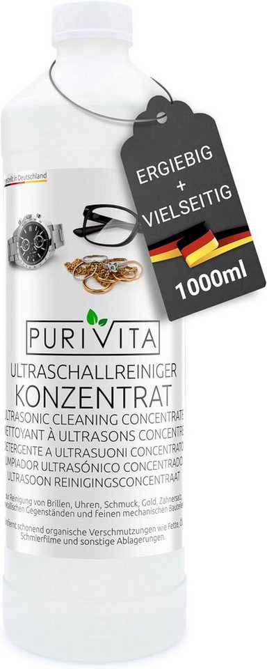 Purivita Ultraschallreiniger PURIVITA Ultraschallreiniger, Konzentrat, 1000 ml von Purivita
