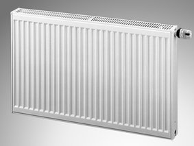 Purmo – Heizkörper Ersatz-Compact Typ 11, Höhe: 550 mm (Variante: Länge: 900 mm 55/45 ° A 432 Watt) von Purmo