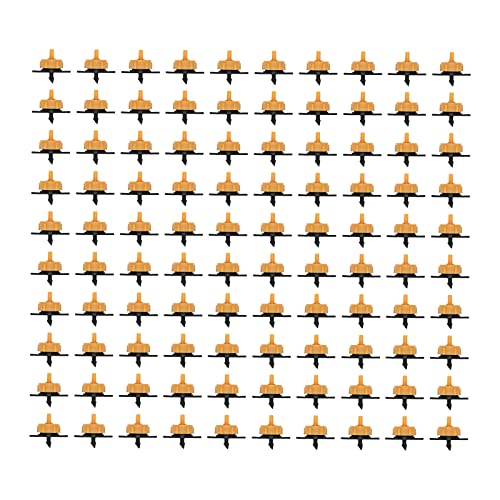Purokise Pro x 100 Stück Pack 2 Liter abnehmbarer Garten Tropfbewässerungsspray Kopf kompatibel mit 4 mm oder 7 mm Schlauch Gewächshaus Mikro Sprinklersystem Konstante Fluss Design Purokise Pro x 100 Stück Pack 2 Liter abnehmbarer Garten Tropfbewässerungsspray Kopf kompatibel mit 4 mm oder 7 mm Schlauch Gewächshaus Mikro Sprinklersystem Konstante Fluss Design von Purokise