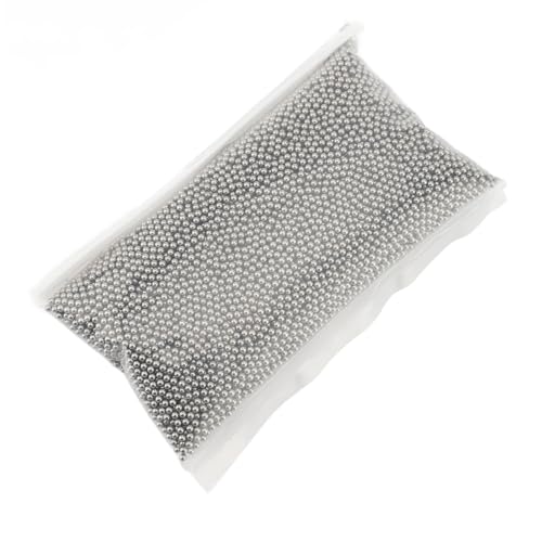 Purokise juwelers polierende Perlen Edelstahl Multifunktional runde Schmuckpolierperlen für die Entfernung von Grat Entfernung stürzen Medien (2mm) von Purokise