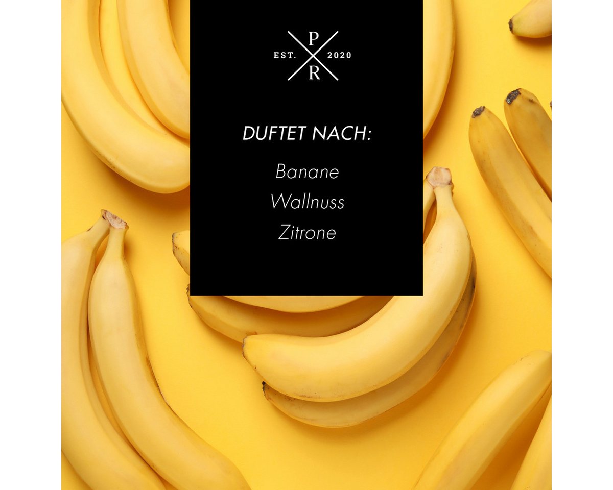 Purple River Duftkerze Duftkerze Banana Nut Bread - 113g (1-tlg), Brenndauer 20 - 40 Stunden, Duftkerze von Purple River