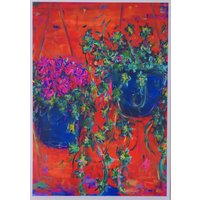 Hängekörbe | Kunstdruck Wohndekor Geschenk Pflanzenkunst von PurpleFramePostcards