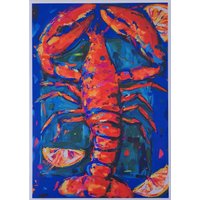 Hummer | Kunstdruck Wohndeko Geschenk Food Art von PurpleFramePostcards