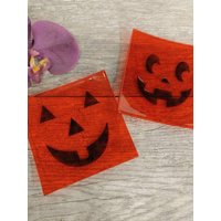 Jack O Lantern Kleiner Teller, Geschmolzenes Glas Sushi-Teller, Seifenschale, Schwammhalter, Löffelablage, Kürbisgesicht, Halloween-Dekoration Jack O Lantern Kleiner Teller, Geschmolzenes Glas Sushi-Teller, Seifenschale, Schwammhalter, Löffelablage, Kürbisgesicht, Halloween-Dekoration von PurpleSlugGlassArt