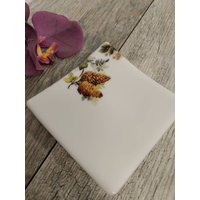 Pinecone Urlaub Weihnachtsteller, Geschmolzenes Glas Sushi-Gericht, Schwammhalter, Schmuckstück, Hostessengeschenk, Feiertagsdekor, Holzige Pinecone Urlaub Weihnachtsteller, Geschmolzenes Glas Sushi-Gericht, Schwammhalter, Schmuckstück, Hostessengeschenk, Feiertagsdekor, Holzige von PurpleSlugGlassArt