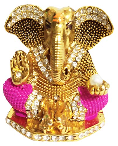 Purpledip Metall-Idol Ganesha (Ganapathi): Sammlerstück Statue des Segens Ganesha (12136) von Purpledip
