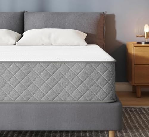 PurrJoys 4FT6 Doppelmatratze Matratze 160x200x25cm – Taschenfederkern & Memory Foam, mittlerer Härtegrad, atmungsaktiv, Bewegung isolierend, CertiPUR-US & Oeko-TEX, ohne Glasfaser von PurrJoys