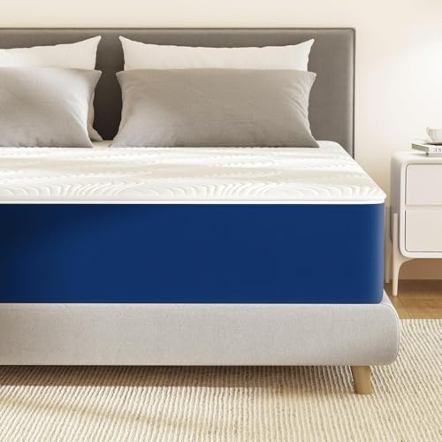PurrJoys Matratze 90x200x25 cm, Memory Foam mit Gel, H3, Abnehmbarer Bezug, CertiPUR-US & Oeko-TEX, druckentlastend, Lieferung gerollt im Karton von PurrJoys