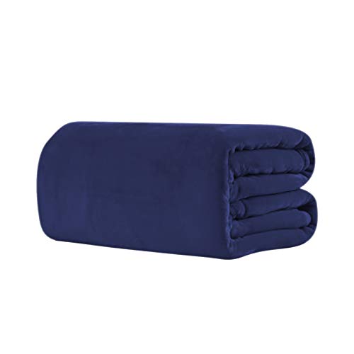 Kuscheldecke Flauschig Decke Wohndecke Sofadecke Flanell Fleecedecke Warm Weich Blanket Sofa überwurfdecke Wolldecke 70cm x 50cm Tagesdecke Couchdecke für Winter Wohn- & (Dark Blue, One Size) von Pursuit-W