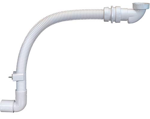 Purus Raumsparsiphon mit integriertem Membran Geruchsverschluss und flexiblem Abflussrohr, Kunststoff, Siphon-Set, Siphon, 1 Stück, 32 mm, 1 m, für Möbelwaschtisch oder behindertengerechte Waschtische Purus Raumsparsiphon mit integriertem Membran Geruchsverschluss und flexiblem Abflussrohr, Kunststoff, Siphon-Set, Siphon, 1 Stück, 32 mm, 1 m, für Möbelwaschtisch oder behindertengerechte Waschtische von Purus