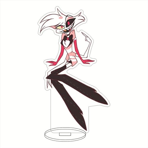 BHazbin Hote Acryl-Figur, Ständer, Modell Engel Staub, Acryl, Peripherieständer, Anime-Figur, stehende Figur, Ornamente, 16 cm von Puruuige