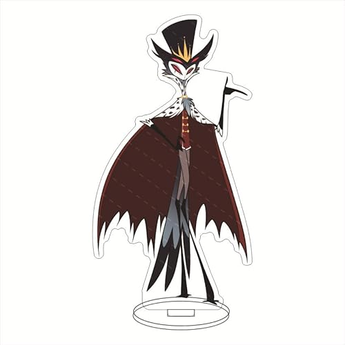 Puruuige BHazbin Hote Acryl-Figur, Ständer, Modell, Engel, Staub, Acryl, Peripherieständer, Anime-Figur, stehende Figur, Ornamente, 16 cm von Puruuige