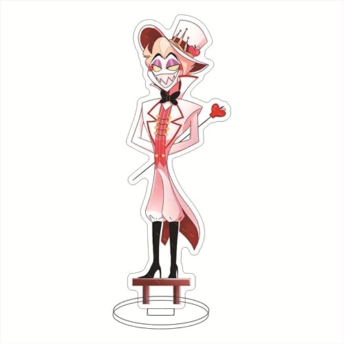 BHazbin Hote Acryl-Figur, Ständer, Modell Engel Staub, Acryl, Peripherieständer, Anime-Figur, stehende Figur, Ornamente, 16 cm von Puruuige