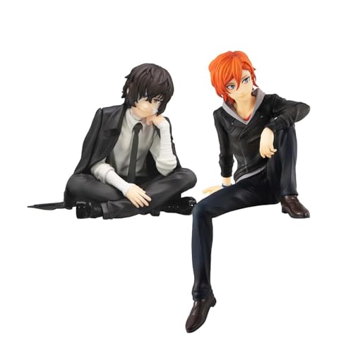 Puruuige 2 Stück Bungo Stray Dogs Figuren Dazai Osamu/Nakahara Chuuya Nudelstopper Figur Modell Anime sitzende Pose Charakter Statue PVC Desktop Dekoration Geschenke Puruuige 2 Stück Bungo Stray Dogs Figuren Dazai Osamu/Nakahara Chuuya Nudelstopper Figur Modell Anime sitzende Pose Charakter Statue PVC Desktop Dekoration Geschenke von Puruuige