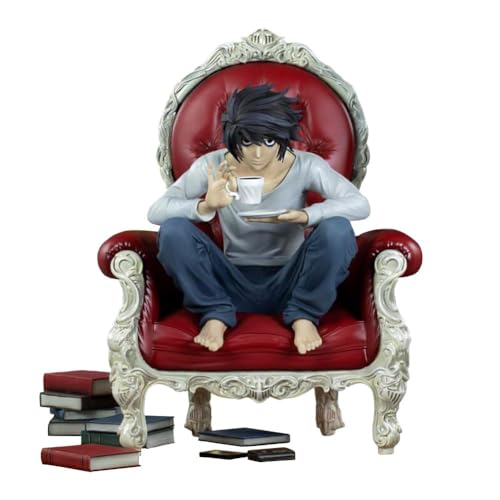 Puruuige Death Note Figur Statue Anime L Figur Modell PVC Cartoon Charakter Sammlung Skulptur Schreibtisch Dekoration Geschenke Puruuige Death Note Figur Statue Anime L Figur Modell PVC Cartoon Charakter Sammlung Skulptur Schreibtisch Dekoration Geschenke von Puruuige