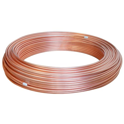 Purzen Weiches Kupferrohr Spule Hohles Kupferrohr Flexibles Rohr Für HVAC Kühlung Klimaanlage Sanitär Wärmeaustausch Elektrik DIY Industrielle Nutzung,6.35mm*1mm*10m Purzen Weiches Kupferrohr Spule Hohles Kupferrohr Flexibles Rohr Für HVAC Kühlung Klimaanlage Sanitär Wärmeaustausch Elektrik DIY Industrielle Nutzung,6.35mm*1mm*10m von Purzen