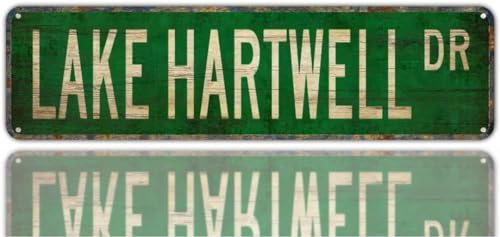 PuseTaer Vintage Decor Wandschilder Lake Hartwell Lake Hartwell Schild Lake Hartwell Geschenk GA-SC Blechschild Lane Avenue Street Way Grün 40,6 x 10,2 cm PuseTaer Vintage Decor Wandschilder Lake Hartwell Lake Hartwell Schild Lake Hartwell Geschenk GA-SC Blechschild Lane Avenue Street Way Grün 40,6 x 10,2 cm von PuseTaer