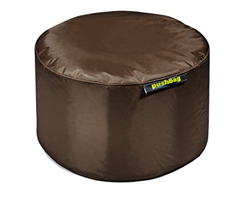 pushbag Kindersitzsack, 100% Polyester, Braun, 50 x 50 cm von Pushbag