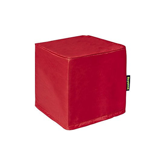 pushbag Kindersitzwürfel, 100% Polyester, Rot, 40 x 40 cm von Pushbag