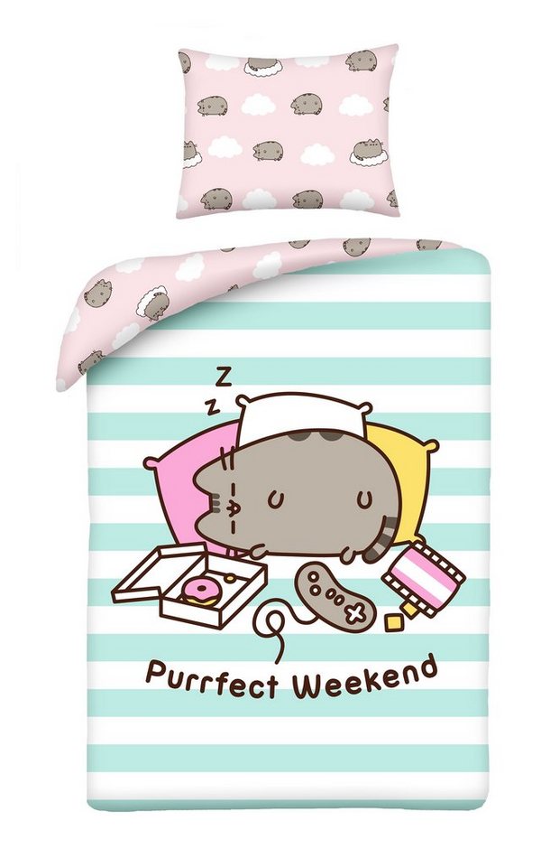 Bettwäsche Pusheen The Cat Bettwäsche 140 x 200 cm, Pusheen von Pusheen