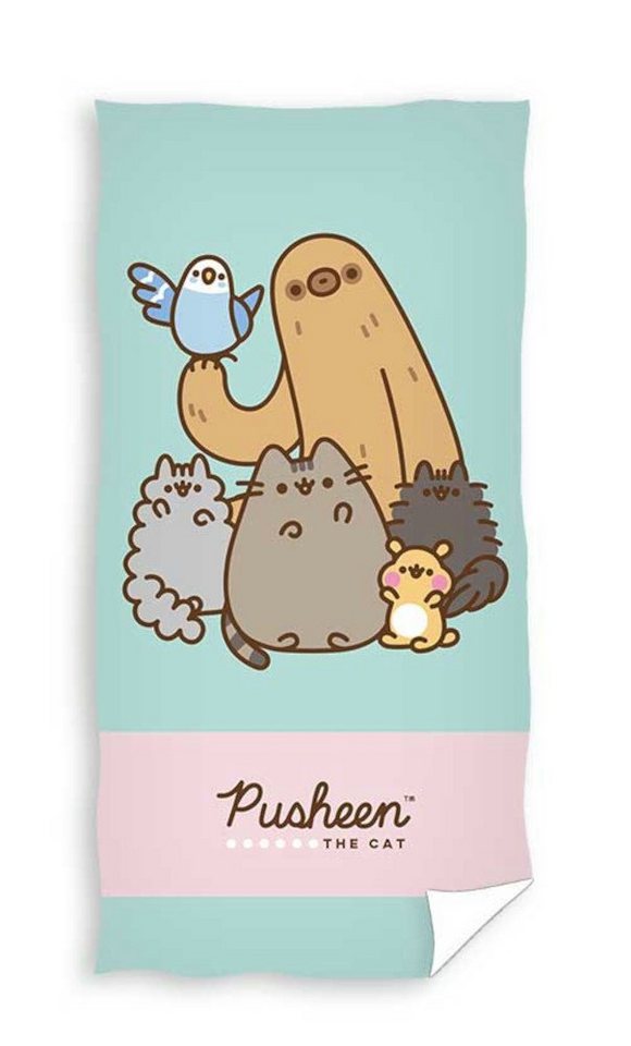 Pusheen Strandtuch Pusheen The Cat Badetuch Handtuch Strandtuch 70 x 140 cm von Pusheen