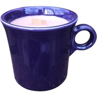 Kaffeeliebhaber Soja Kerze Holzdocht Upcycled Wiederverwendbare Kaffeetasse Geschenk Für Sie Nachhaltiger Kaffee Ihn Bauernhofdekor Vater von PutaWickinItCandles