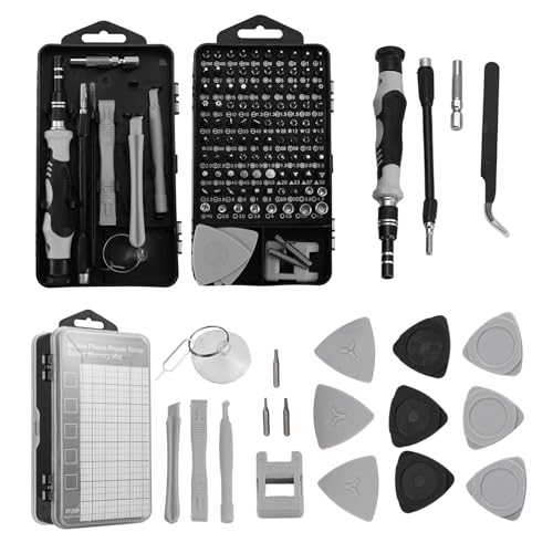 Puthernm 122-In-1 Multifunktions-Präzisions-Magnetschraubendreher-Set Computer PC Handy-Ausrüstung Reparatur-Schraubendreher-Set von Puthernm