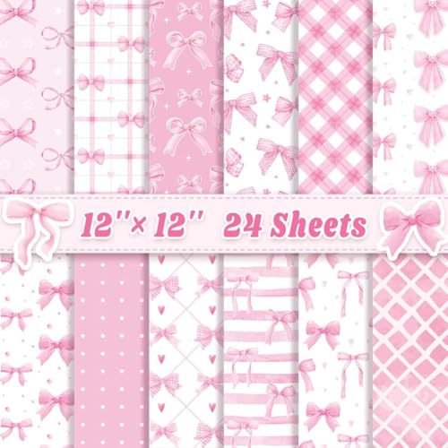 Puthernm 24 Blätter 12 '' X 12 '' Doppelseitiges Sammelalbum Papierbögen Muster Dekorative Decoupage Cardstock Bogen Puthernm 24 Blätter 12 '' X 12 '' Doppelseitiges Sammelalbum Papierbögen Muster Dekorative Decoupage Cardstock Bogen von Puthernm