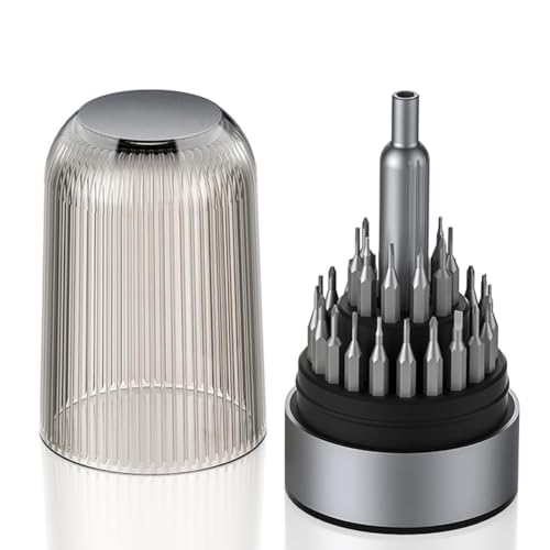 Puthernm 31-in-1 Mini-Präzisionsschraubendreher-Set, Magnetisch, Kleines, Kompaktes Reparaturwerkzeug-Set für Brillen, Elektronik, Uhren, von Puthernm
