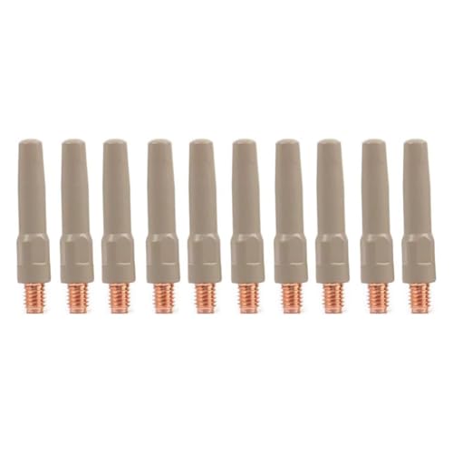 Puthernm Non-Stick-MIG-Schweißspitzen 10 Stück, 45x0,8mm, Metall-Torche-Zubehör für 15AK-Schweißeinheiten Puthernm Non-Stick-MIG-Schweißspitzen 10 Stück, 45x0,8mm, Metall-Torche-Zubehör für 15AK-Schweißeinheiten von Puthernm