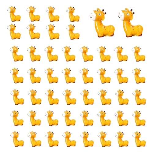 Puthernm Set mit 50 Miniatur-Giraffenfiguren Aus Kunstharz, Kleine Sammlerstücke Aus Wilden Tieren Puthernm Set mit 50 Miniatur-Giraffenfiguren Aus Kunstharz, Kleine Sammlerstücke Aus Wilden Tieren von Puthernm