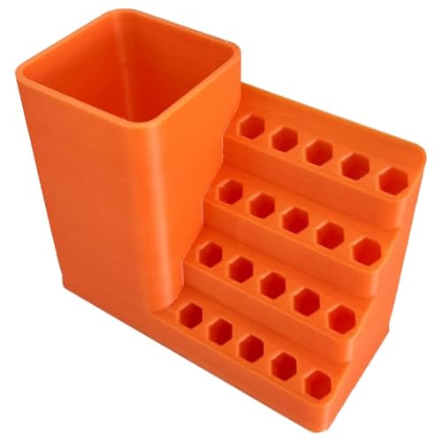 Puthernm Werkzeugkasten Zur Aufbewahrung Von Schraubendreherbits, Aufbewahrungsbox für Bohrerbithalter, Werkzeugkasten mit Bohrmaschinenhalter, C von Puthernm