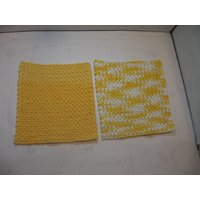 Handgemachtes Geschirrtuchset ~Handgemachte Gehäkelte Geschirrtücher Für Zuhause von PutnamsCrafts