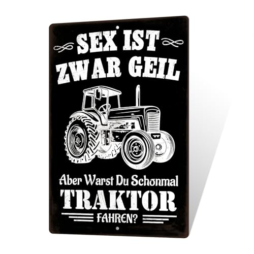 Putuo Decor Lustiges Metallschild Traktor – Sex ist zwar geil, Aber warst du Schon mal Traktor Fahren? – Humorvolle Wanddeko für Landwirte & Traktor-Fans Putuo Decor Lustiges Metallschild Traktor – Sex ist zwar geil, Aber warst du Schon mal Traktor Fahren? – Humorvolle Wanddeko für Landwirte & Traktor-Fans von Putuo Decor