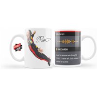 Daniel Ricciardo Becher F1 Formel 1 Tasse Kaffee F1 Formel1 Eins Geschenke Team Radio Fan Racing Rote Geschwindigkeit von PuuchRiga