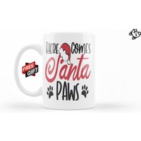 Lustiger Weihnachtsweihnachtshund Santa Pfoten Kommen Kaffeetasse Geschenk Für Sie Oder Ihn Coole Tasse Weihnachtsgeschenk Liebhaber von PuuchRiga