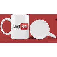 Youtube Channel Personalisierte Tasse Individuelles Geschenk Für Schöpfer Abonnenten Like You Tube | Geburtstagsgeschenk Sie Oder Ihn von PuuchRiga