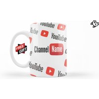 Youtube Kanal Name Kaffeetasse Geschenk Für Ihn Oder Sie Cooler Streamer Cup Schöpfer Lustige Tasse Mit Geburtstagsgeschenk Benutzerdefiniertes von PuuchRiga