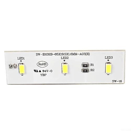 1 Packung Kühlschrank LED Bar Beleuchtung Kühlschrank LED Licht Board Modul Ersatz DC 12V für ZBE2350HCA SW-BX02B von Puupaa