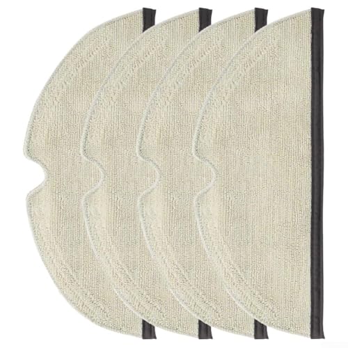 4 Stück Wischmopp-Pads, Mikrofaser-Pads für Q8 MAX, MAX Plus Roboter-Staubsauger, saugfähige Wischpads, 1977162040 4 Stück Wischmopp-Pads, Mikrofaser-Pads für Q8 MAX, MAX Plus Roboter-Staubsauger, saugfähige Wischpads, 1977162040 von Puupaa