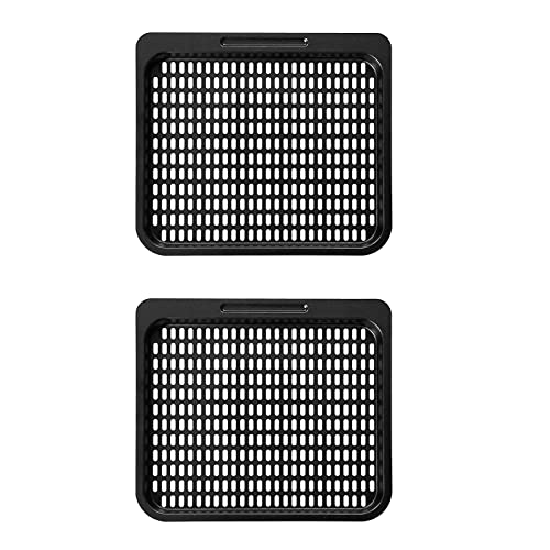 Air Fryer Rack Tray, Cooking Trays Ersatz für Air Fryer Ofen, Detachable Carbon Steel Mesh Rack, Antihaft Air Fryer Ofen Home Supplies for Air Fryer Accessories-2 Pack von Puupaa