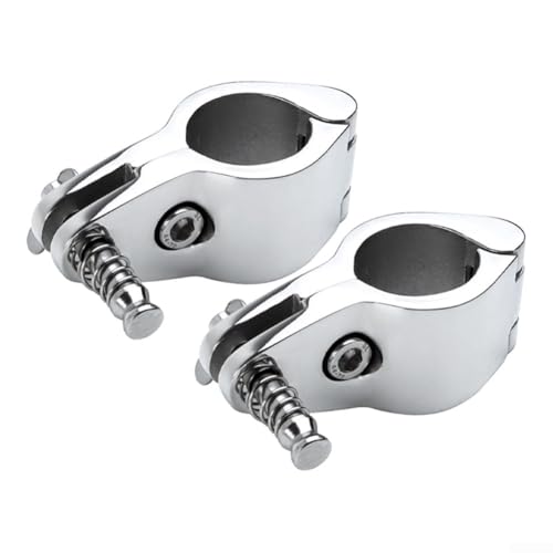 Boot Bimini Top Mounting Hardware Set with Lock Pin 2 Pcs Made of Stainless Steel (30mm) von Puupaa