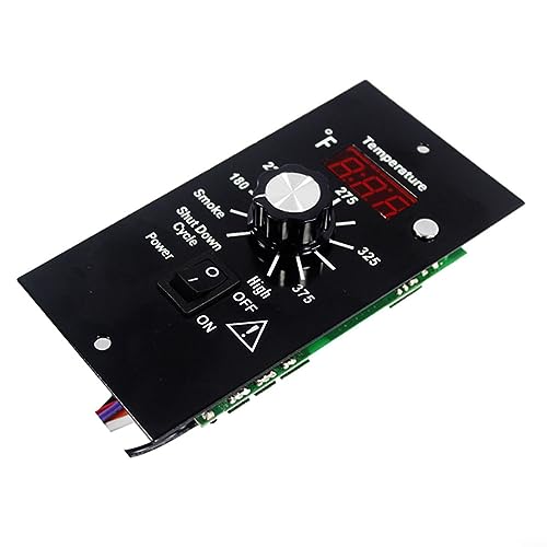 Digitales Thermostat-Controller-Board, BBQ Ersatz Temperatur Control Panel Kit für Holz Pellet Grill BBQ Digital Control Board für T*r*a*e*g*e*r Pellet Grills BAC236-A von Puupaa