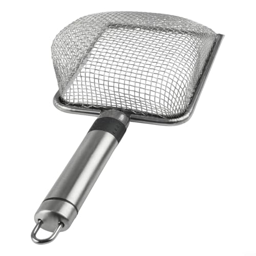 Edelstahl Gartensieb Set zur Bodenvorbereitung 4 Maschengrößen zum effektiven Sieben von Erde, Kompost und Sand (2,8 mm) von Puupaa